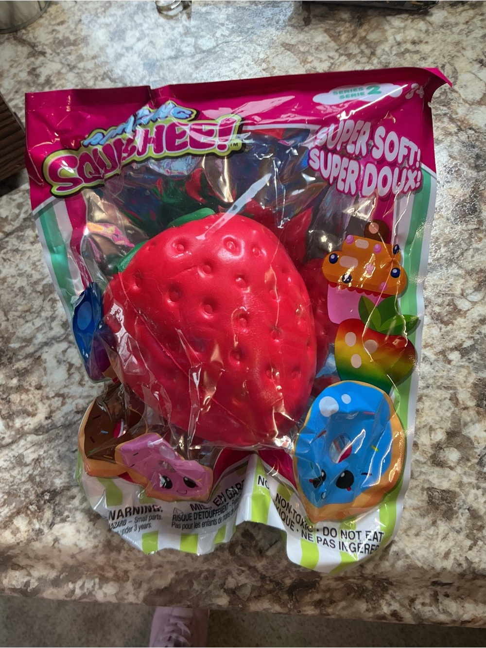 Red Strawberry Scented Plush Squishy Toy